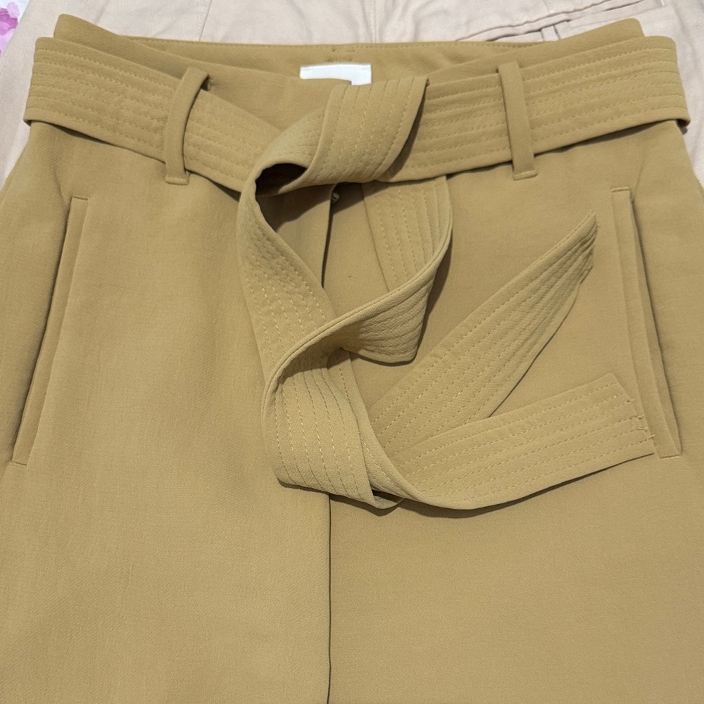Aritzia Mustard Ankle Cropped Pants - Picture 8 of 8